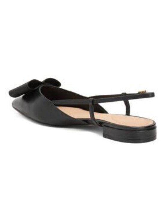 Ted Baker Emma Bow Flat in Black | Lyst TED BAKER Leather Emma Bow Flats